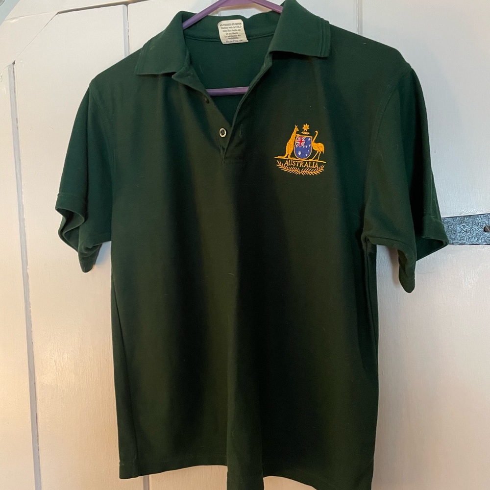 Green Australia Collared Polo Tee Shirt